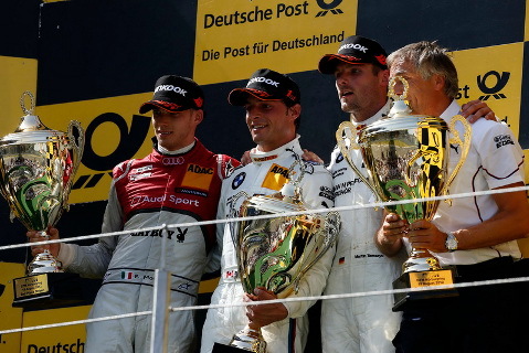 Podium na Nürburgringu | Fot. dtm.de
