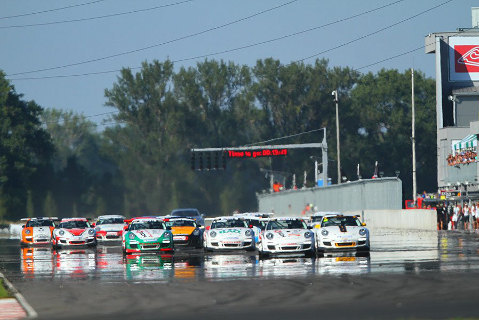 Start na Slovakia Ringu | Fot. Porsche GT3 CCE