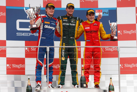 Podium w Singapurze | Fot. GP2