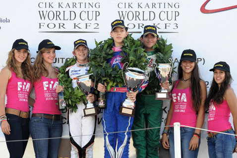 Podium KF3 | Fot. CIK