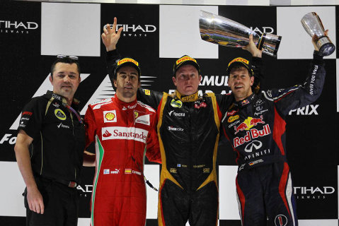 Podium w Abu Zabi | Fot. XPB