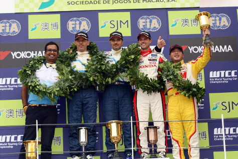 Podium w Makau | Fot. WTCC
