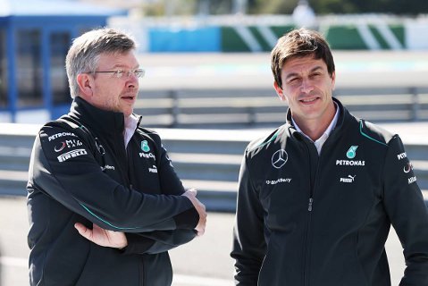 Ross Brawn & Toto Wolff | fot. XPB Images