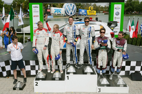 Podium Rally Guanajuato Mexico | Fot. VW