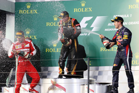 Podium w Melbourne | Fot. XPB