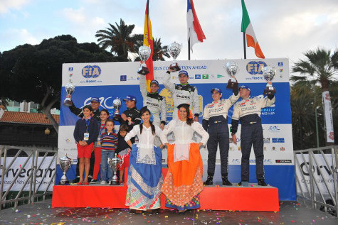 Podium Rally Islas Canarias | Fot. ERC