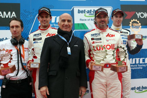 Podium na Monzy | Fot. WTCC