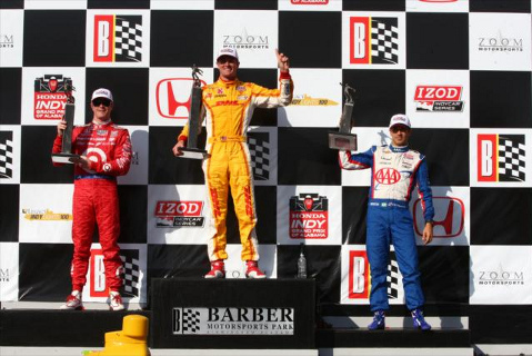 Podium Indy GP of Alabama | Fot. INDYCAR
