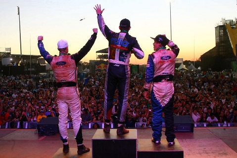 Podium X Games | Fot. Ford Racing