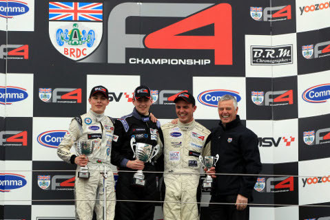 Podium na Silverstone | Fot. formula4.com