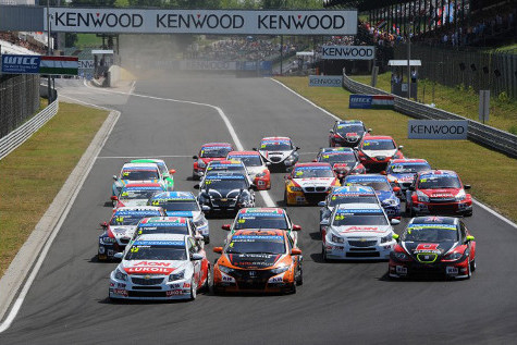 Start 1 na Hungaroringu | Fot. WTCC