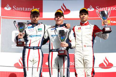 Podium w Montmelo | Fot. GP3