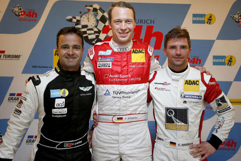 Pedro Lamy, Frank Stippler i Christian Mamerow | Fot. Audi