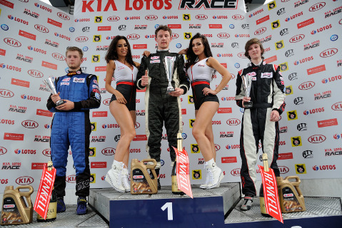 Podium na Lausitzringu | Fot. Kia Lotos Race