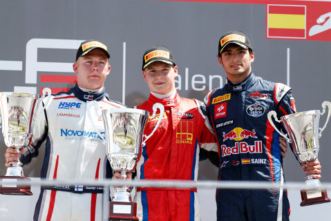 Podium w Cheste | Fot. GP3