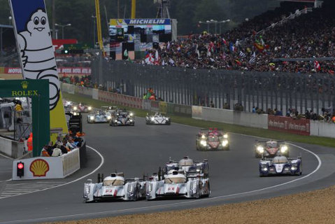 Start w Le Mans | Fot. Audi