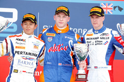 Podium na Silverstone | Fot. GP2