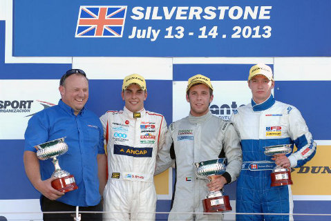 Podium na Silverstone | Fot. FOTOSPEEDY