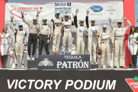 Podium w Bowmanville | Fot. ALMS