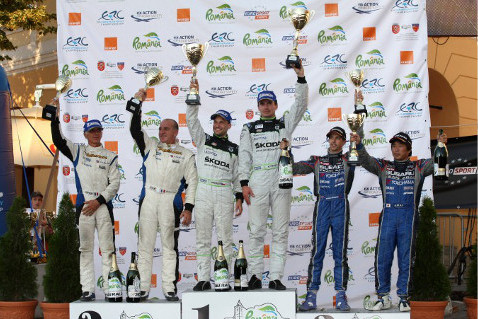 Podium Sibiu Rally | Fot. ERC