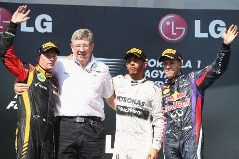 Podium na Hungaroringu | Fot. Getty Images
