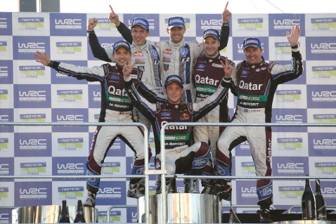 Podium Rally Finland | Fot. VW