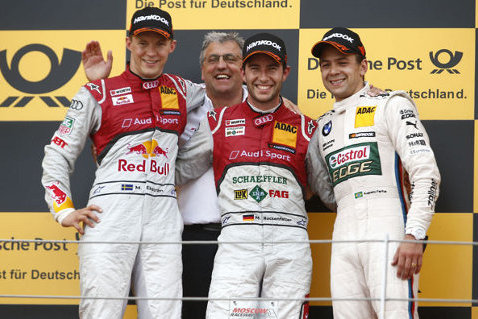 Podium na Moscow Raceway | Fot. Audi