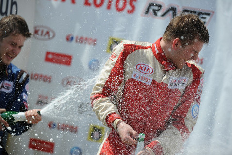 Podium w Poznaniu | Fot. Kia Lotos Race