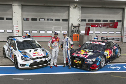 Mattias Ekström i Sebastien Ogier | Fot. Audi