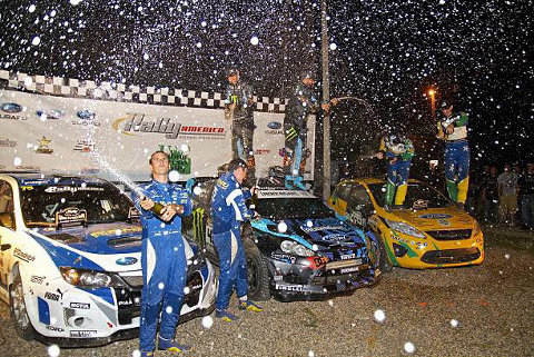 Podium Ojibwe Forests Rally | Fot. Ford Racing