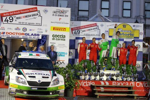 Podium Rally del Friuli | Fot. ACI Sport