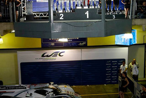 Podium w Interlagos | Fot. Audi