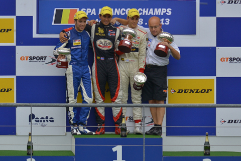 Podium w Spa | Fot. FOTOSPEEDY