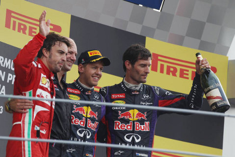 Podium na Monzy | Fot. XPB Images