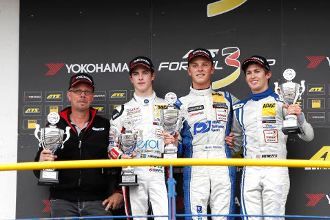 Podium w Oschersleben | Fot. formel3.de