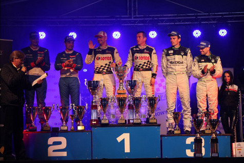 Podium Rajdu Polski | Fot. ERC