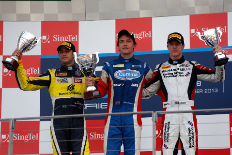 Podium w Singapurze | Fot. GP2