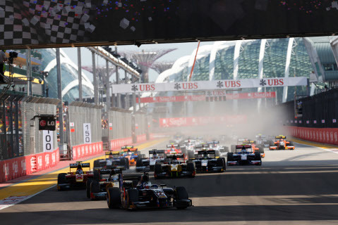 Start w Singapurze | Fot. GP2