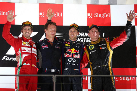 Podium w Singapurze | Fot. XPB