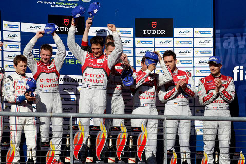 Podium 6h of Circuit of the Americas | Fot. Audi