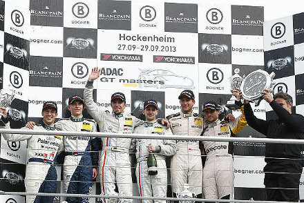 Podium w Hockenheim | Fot. adac-gt-masters.de