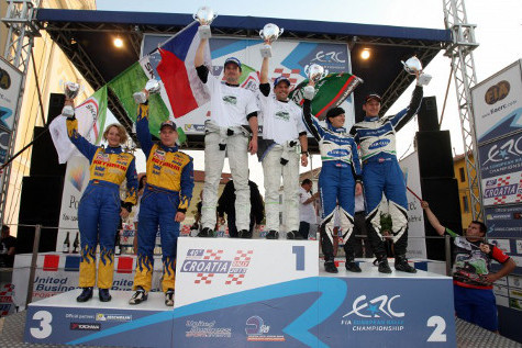 Podium Croatia Rally | Fot. ERC