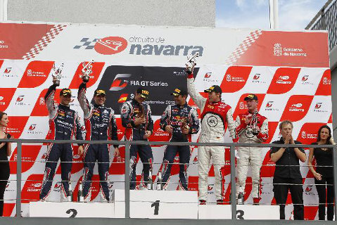 Podium na Circuito de Navarra | Fot. fiagtseries.com