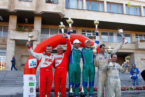 Podium w Szumenie | Fot. Globul Rally Team