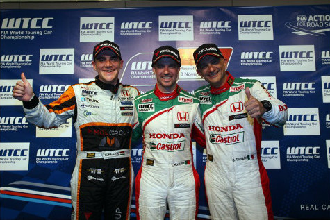 Podium wyścigu 2 | Fot. WTCC