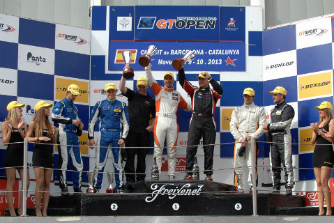 Podium w Montmelo | Fot. FOTOSPEEDY