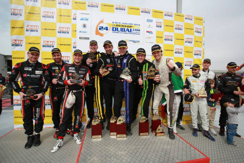 Podium 24 godzin Dubaju | Fot. 24H Dubai