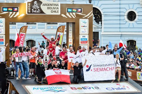 Rafał Sonik na mecie w Valparaiso