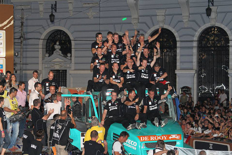 Team de Rooy na mecie Dakaru | Fot. Team de Rooy