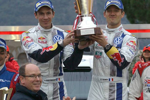Albert II, Julien Ingrassia i Sebastien Ogier | Fot. VW